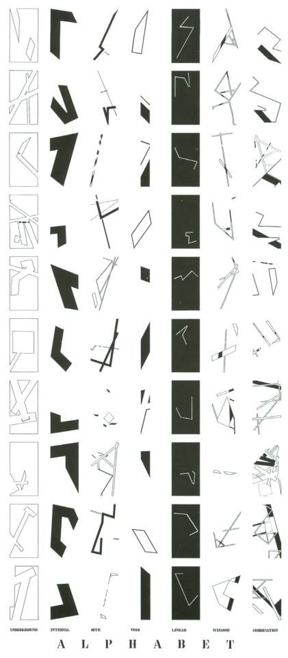 Conceptual Model Architecture Abstract, Window Diagram, Daniel Libeskind Architecture, Deconstructivism Architecture, Libeskind Architecture, Void Architecture, Parti Diagram, Void Design, Linear Architecture