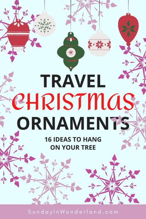 Looking for some inspiration for the travel Christmas ornaments this year? Browse this list of 16 inspiring items that could bring the travel spirit into your Christmas house! | Christmas Tree Ideas | Christmas Decorations | Christmas Decor Ideas | Christmas Ornament Craft | Christmas Tree Decorations | Christmas Styling Idea | Traveling Christmas | Christmas Trip | Christmas Baubles Travel Theme Christmas Tree Topper, Travel Christmas Tree Theme, Travel Themed Christmas Tree, Travel Christmas Tree, Christmas Ornaments Ideas, Country Christmas Ornaments, Christmas Styling, Ornaments Ideas, Tree Decorations Christmas