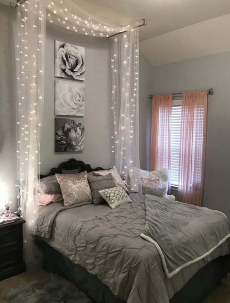 25 Fun and Easy Weekend Projects to Transform Your Teen's Bedroom - Raising Teens Today Reka Bentuk Bilik Tidur, Decor Shelves, Kids Canopy, Teenage Room, Bedrooms Decor, Teen Girl Bedroom, Diy Apartment Decor, Cute Bedroom Ideas, Girl Bedroom Designs