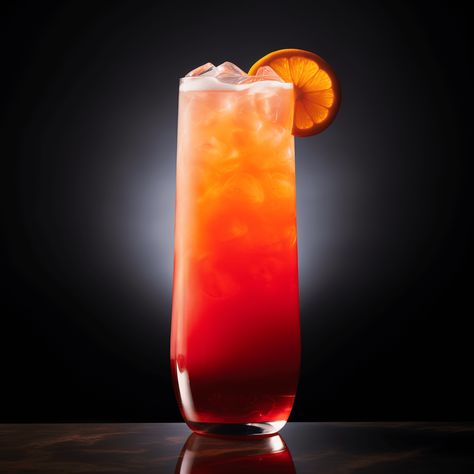 Category 5 Cocktail Recipe - The Category 5 cocktail is a symphony of sweet and fruity flavors with a robust alcoholic backbone. It's sweet from the grenadine and the fruit juices, with a tangy edge from the sour mix. The blend of light, spiced, and dark rums gives it a complex, rich flavor that's both warming and invigorating. Cocktail Names, Cocktail Umbrellas, Light Appetizers, Fruit Skewers, Tropical Salad, Sour Mix, Light Rum, Fruit Juices, Grilled Seafood