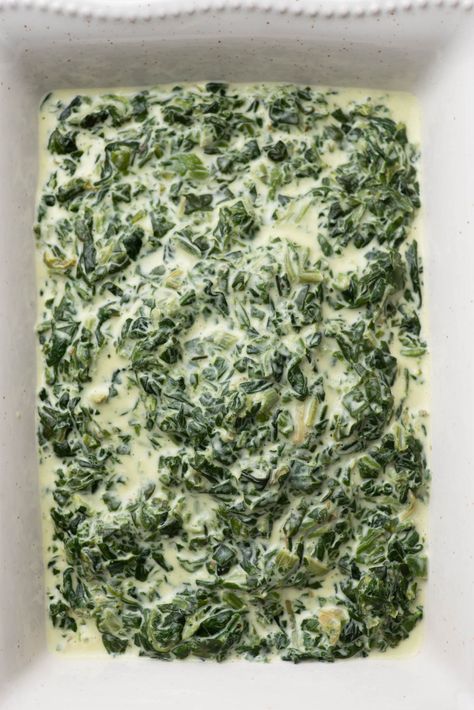 Boursin Creamed Spinach - TastyAZ Cheese Sauce For Vegetables, Sauce For Vegetables, Best Side Dish, Creamed Corn Recipes, Vegetarian Sides, Vegetarian Side Dishes, Easy Cream, Creamy Spinach, Creamed Spinach