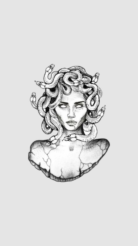 Medusa Tattoo Realism, Medusa Tattoo Dark, Medusa Tattoo With Quote, Tattoo Ideas Medusa, Medusa And Perseus, Small Medusa Tattoo, Big Back Tattoos, Scary Medusa Tattoo, Medusa Tattoo Design