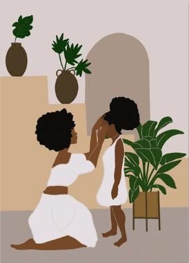 Instagram Baddie Profile Picture, Black Animation, Motherhood Illustration, Kidcore Wallpaper, Black Cartoons, Pregnancy Art, Sisters Art, African Art Paintings, Blog Pictures