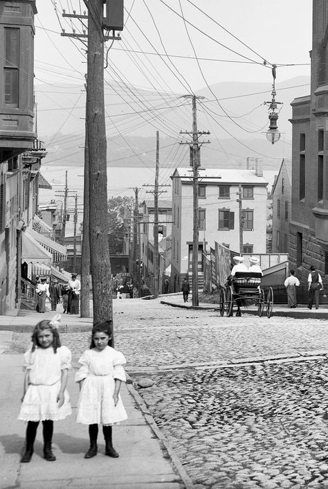 Newburgh, New York, c.1906 Newburgh New York, Victorian Photography, Newburgh Ny, Short Story, Hudson Valley, Past Life, Felt Art, Art Photo, Old Pictures