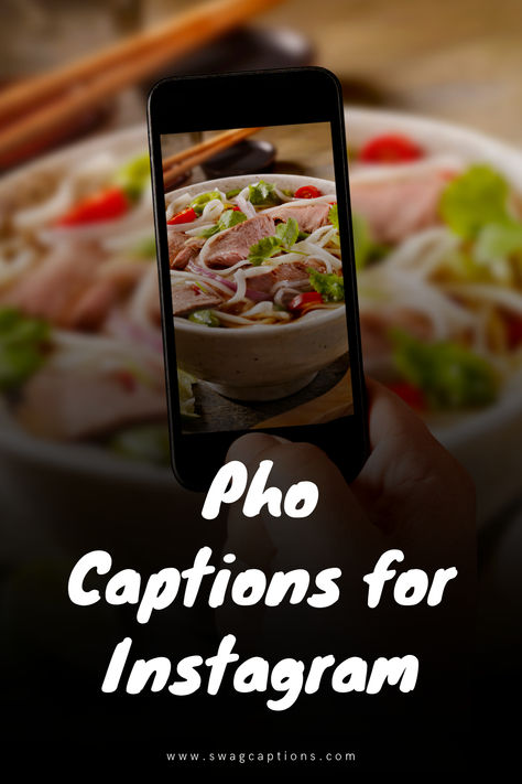 Pho Noodles, Pho Soup, Food Captions, Ig Captions, Quotes For Instagram, Captions For Instagram, Instagram Captions, A Bowl, Spice Up