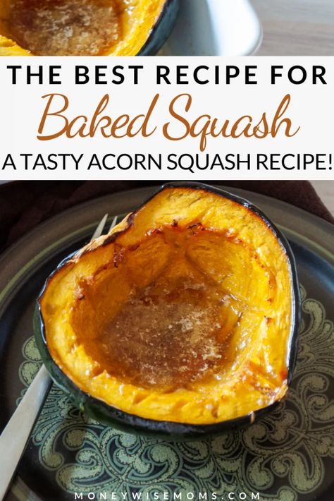 Acorn Squash Recipes Healthy, Acorn Squash Recipe, Thanksgiving Side Dishes Easy, Delicious Sides, Acorn Squash Recipes, Baked Squash, Healthy Side Dish, Squash Recipe, Healthy Side