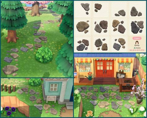 Bidoof Crossing (Posts tagged qr) Anch Codes, Stepping Stone Path, Acnh House, Stepping Stone Pathway, Acnh Path, Acnh Paths, Acnh Patterns, Stepping Stone Paths, Cozy Gaming