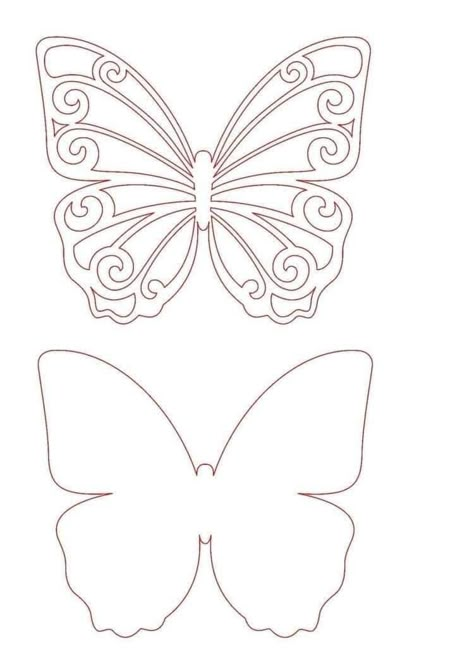 Starfish Printable Free, Butterfly Cricut, Stencil Butterfly, Diy Cake Topper Birthday, Butterfly Stencil, Idee Cricut, Butterfly Template, Diy Cake Topper, Album Scrapbook