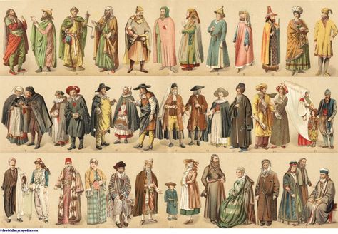 Clothes of the different Medieval classes Jewish Clothing, Middle Ages Clothing, Medieval England, Medieval Clothes, Jewish Culture, Medieval Times, Medieval Period, Medieval Clothing, Medieval Fashion