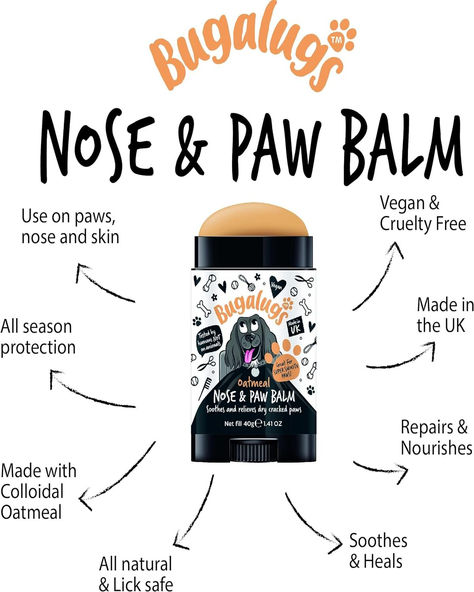 Dog nose balm, Natural lick safe Paw balm for dogs contains Colloidal Oatmeal, Dog paw cream Vegan formula nose balm for dogs reduces skin irritation and redness. (40g Stick) #pet #dog #cat #musthave #petowner #holygrail #healthofpet #pupils #puppy #kitten #animals #animallover #amazon #amazonrecommendations #recommendations #amazonfinds #amazondeals #cheap #deals Dog Paw Cream, Paw Balm For Dogs, Dog Nose Balm, Paw Cream, Dog Paw Balm, Messy Crafts, Paw Balm, Colloidal Oatmeal, Puppy Pads