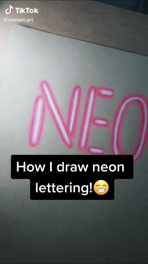 How To Draw Neon Letters, Font Writing, Craft Paint Storage, Bedroom Vibes, Yearbook Covers, Neon Words, Paint Storage, Simple Canvas Paintings, Diy Watercolor Painting