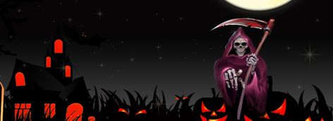 Halloween Horror Alternative Black Banner 1024 X 576 Youtube Banner Horror, Horror Youtube Banner, Horror Banner, Halloween Promotion, Carnival Background, Halloween Promotions, Fb Profile Photo, Background Halloween, Poster Halloween