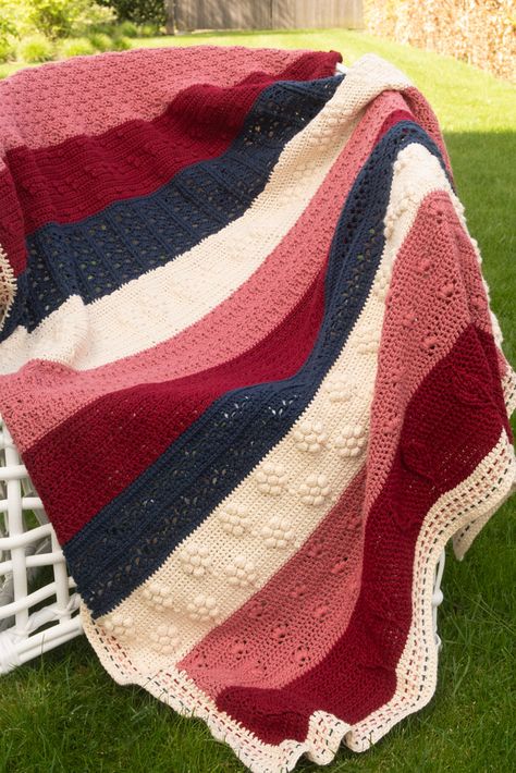 Blossoming Blanket Crochet-a-long (CAL) | Knitting with Chopsticks Flower Crochet Blanket, Crochet Blanket Free Pattern, Crochet Blanket Free, Crochet Cal, Striped Crochet Blanket, Helping Each Other, Fresh Scents, Crochet Blanket Pattern, Unique Blankets