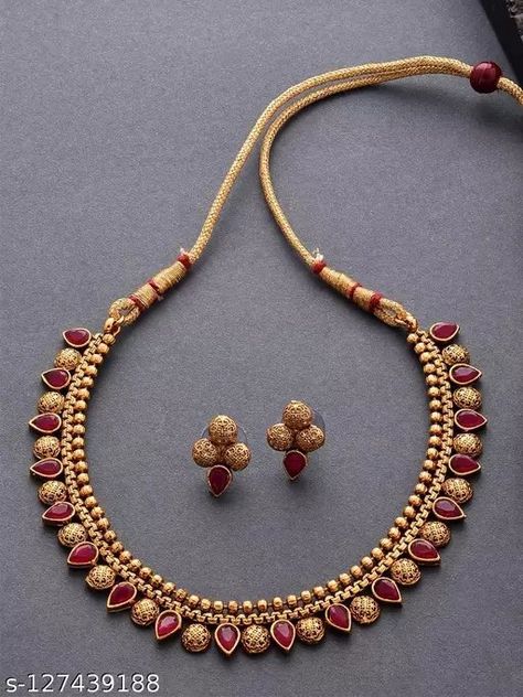 Indian Wedding Jewelry Sets, Stone Necklace Set, Necklace Set Indian, Indian Necklace, Chic Necklace, Wear Necklaces, Choker Necklace Set, Choker Set, Indian Wedding Jewelry