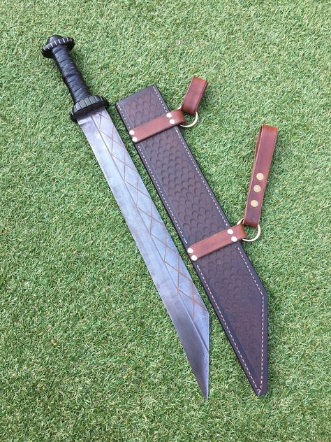 Viking seax Seax Knife, Viking Knife, Handmade Knife, Cool Swords, Knife Collection, Cool Knives, Tool Steel, Bushcraft, Blacksmithing