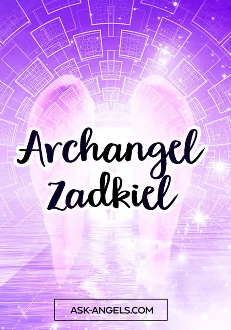 Zadkiel Archangel, Angelic Reiki, Archangel Zadkiel, The Power Of Forgiveness, Free Angel, Violet Flame, Righteousness Of God, Healing Angels, Simple Prayers