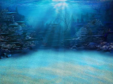 Tapfish Decorations: Underwater Towers Background Sea Clipart, Underwater Background, Ocean Backgrounds, Underwater Painting, Underwater City, Underwater Sea, Water Background, Scenery Photos, Ocean Pictures