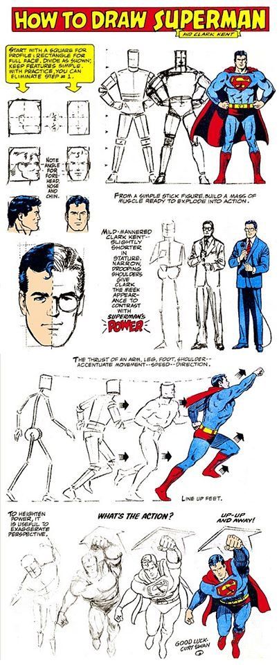 How To Draw Superman, Superman Drawing, Art Dc Comics, Draw Comics, Drawing Superheroes, Comic Book Drawing, Comic Tutorial, Superman Comic, Drawing Cartoon Characters