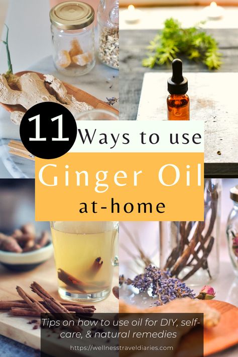 11 Ways to use ginger essential oil at home and its benefits Ginger Essential Oil Benefits, Ginger Oil Benefits, Ginger Oil For Hair, Ginger Uses, Love Essential Oils, Health Benefits Of Ginger, Ginger Essential Oil, Ginger Oil, Healthy Snack Options