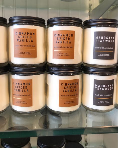 Cinnamon Candles, Candles Art, White Barn Candle, Cinnamon Candle, Candle Obsession, Candles Aesthetic, Best Smelling Candles, Christmas Scented Candles, Long Lasting Candles