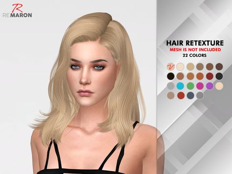 remaron's OE1221 Retexture - Mesh Needed Clare Siobhan, Cc Skin, Teen Hair, Sims 4 Nails, Puffy Hair, Cc Folder, Sims 4 Studio, Sims 4 Cc Skin, Lifted Ford