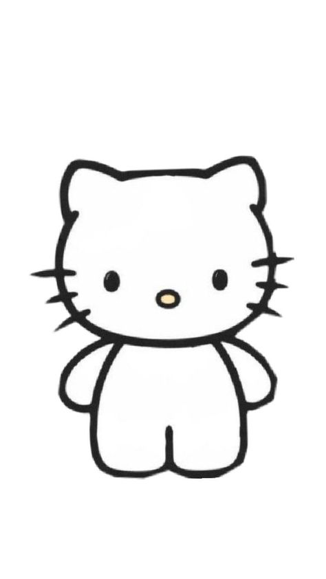 YOU COULD DRAW HELLO KITTY TO!!! Drawing Hello Kitty, Kitty Drawing, Hello Kitty Drawing, Easy Drawing, Easy Drawings, Hello Kitty, Kitty, Drawings, Anime