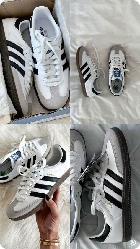 Adidas Samba Women, Adidas Samba Outfits, Adidas Samba White, Samba Outfits, Samba Adidas, Looks Adidas, Adidas Samba Outfit, Samba Shoes, Pretty Sneakers