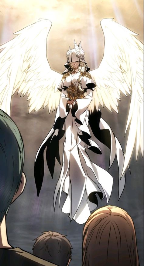 Anime Angel Guy, Female Angel Art, Angelic Anime, Different Types Of Angels, Angel Character Design, Types Of Angels, Nate River, Greek Mythology Humor, Le Cri