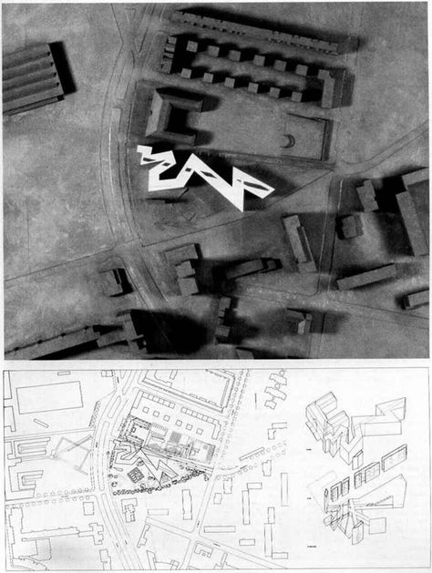 Extension Of The Berlin Museum With The Department Jewish Museum - Reinforced Concrete Mass Study, Museum Section Architecture, Berlin Museums, Dark Matter Museum Berlin, Jewish Museum Berlin, Pergamon Museum Berlin, Jewish Museum, Site Analysis, Urban Landscape Design