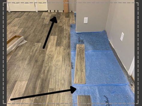 Laying Pergo Flooring, How To Replace Carpet With Laminate, How To Put Laminate Flooring Down, Installing Flooring Diy, Laying Hardwood Flooring Diy, Laying Lvp Flooring Planks, Replacing Laminate Flooring, How To Lay Laminate Wood Flooring, Laying Wood Floors Direction