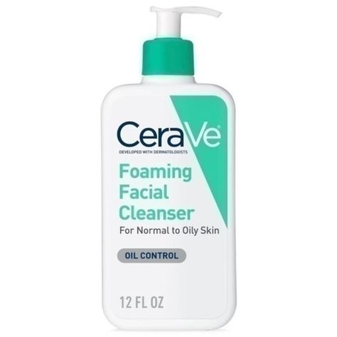 NWT 2 12 oz CeraVe Foaming Face Wash, Facial Cleanser for Normal to Oily Skin Reduce Oily Skin, Cerave Cleanser, Clinique For Men, Daily Face Wash, Foaming Facial Cleanser, Foaming Face Wash, Exfoliating Cleanser, Facial Cleansers, Gel Cleanser