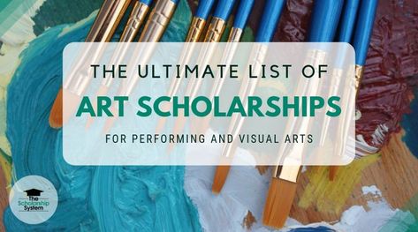 art scholarships Art Scholarships, Senior Year Planning, Art Niche, College Preparation, Diy Fountain, College Money, Free College, Education Level, Scholarships For College