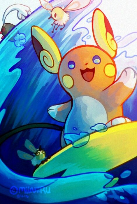 Sun and Moon/Alolan Raichu ^.^!!!! Sooo cool Alolan Raichu, Pokemon Backgrounds, Pokemon Alola, Pokemon Pins, Pokemon Images, Pokémon Master, Cute Pokemon Wallpaper, Pokemon Drawings, All Pokemon