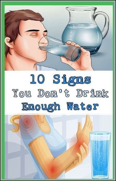 10 signs that you are not drinking enough water