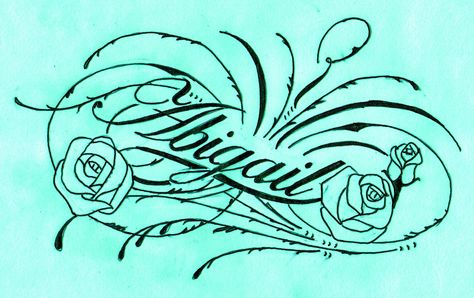 Abigail Rose. YES. I WIIIN. Abigail Tattoo, Artist House, Rose Tattoo, Tattoo Artist, I Tattoo, Oklahoma, Tattoo Artists, Tatting, I Hope