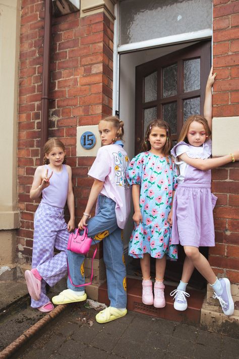 Finally Weekend, Kids Fashion Magazine, Yellow Striped Dress, Yellow Towels, Outfit Primavera, Trendy Baby Clothes, Kid Fashion, Kids Photoshoot, Sun Is Shining