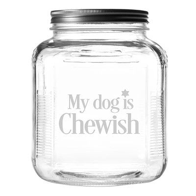 Ebern Designs My Dog is Chewish 4 qt. Pet Treat Jar Pets Food, Gallon Jars, Dog Biscuit Recipes, Pet Treat, Dog Treat Jar, Treat Jar, Food Dog, Dog Store, Dog Crafts