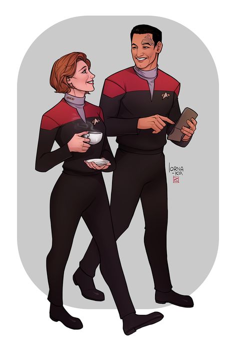 Tattoo Tv Shows, Fandom Star Trek, Star Trek Wallpaper, Star Trek Uniforms, Captain Janeway, Star Trek Ds9, Ralph Mcquarrie, Star Trek Images, Star Trek Art