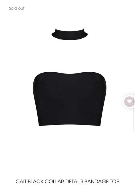 Bandage Top, Collar Details, Black Tube Top, Black Tube, Black Crop Top, Shoes Uk, Black Crop, Black Crop Tops, Tube Top