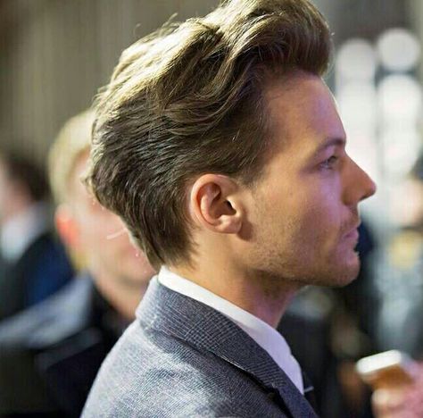 His side profile is art 😍 Louis And Harry, Louis Williams, I Love One Direction, Larry Stylinson, Light Of My Life, Debut Album, Round Sunglass Men, Louis Tomlinson, Harry Styles