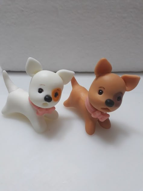 How To Make A Clay Dog Easy, Clay Dog Easy, Mini Clay Crafts, Polymer Animals, Cat Clay, Clay Dogs, Kawaii Clay, Precious Metal Clay Jewelry, Dog Animation