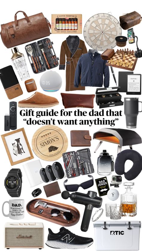 Dads gift guide #dad #giftguide #dadsgifts #mensgiftguide Gift Guide For Dad, Dad Gifts Basket, Gift Guide Christmas, Handcrafted Leather Wallet, Boyfriend Gift Basket, Gift For Brother, Christmas Gift Guide, Gift Ideas For Men, What Is Life About