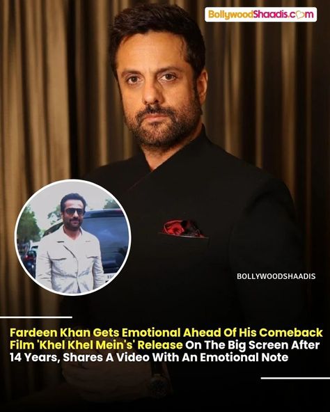 Fardeen Khan is all set to make his comeback on the big screen with his upcoming film, 'Khel Khel Mein.' Ahead of its release, he shared a long note of gratitude for fans. #fardeenkhan #fardeenkhanfans #khelkhelmein #actor #bollywoodactor Fardeen Khan, Upcoming Films, Bollywood Actors, Big Screen, Entertainment News, Gratitude, Entertainment, Actors, Screen