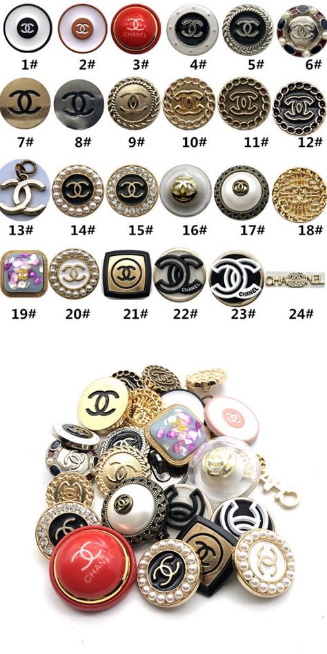 Chanel 80s, Chanel Details, Chanel Buttons, Vintage Chanel Jewelry, Designer Buttons, Chanel Style Jacket, Chanel Suit, Chanel Brooch, Chanel Outfit