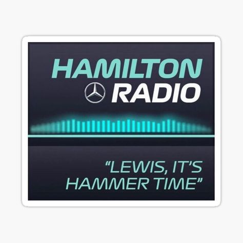 Funny Lewis Hamilton team radio during US grand prix • Millions of unique designs by independent artists. Find your thing. Lewis Hamilton Radio Messages, F1 Funny Team Radios, F1 Team Radio Stickers, Mercedes Stickers F1, F1 Team Radio Quotes, F1 Radio Stickers, F1 Funny Radio, F1 Radio Messages, F1 Radio Quotes