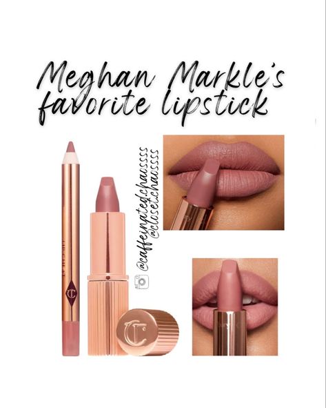 Ct Pillow Talk Lipstick, Meghan Markle Lipstick, Pillowtalk Charlotte Tilbury, Pillowtalk Lipstick, Lipstick Charlotte Tilbury, Revolution Lipstick, Charlotte Tilbury Pillow Talk, Pillow Talk Lipstick, Charlotte Tilbury Matte Revolution