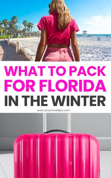 Packing List For Florida, Key West Outfits, Travel To Florida, Florida In December, Florida Vacation Outfits, Universal Studios Orlando Trip, Florida Winter, Winter In Florida, Winter Packing List