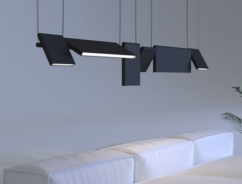 Modular Lighting Has Never Looked So Good! | Yanko Design Track Lighting Living Room, Farmhouse Track Lighting, Track Lighting Bedroom, Industrial Track Lighting, Modern Track Lighting, Track Lighting Kitchen, Pendant Track Lighting, Blitz Design, Vaulted Ceiling Living Room