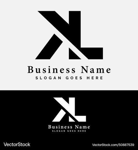 Kl Logo Design, Design Alphabet, Clothing Brand Logos, Initial Logo, Initials Logo, Letter Logo Design, Personal Logo, Letter Logo, Business Names