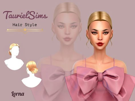 All lods- Hat compatible- 24 ea swatches - BGC Sims Wedding Hair, Sims 4 Slick Bun, Sims 4 Low Bun Cc, Sims 4 Cc Wedding Hair Maxis Match, Sims 4 Hair Updo, Sims 4 Cc Wedding Hair, Sims 4 Updo, Sims 4 Wedding Hair, Sims 4 Cc Hair Updo